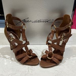 Brian Atwood Adria Sándalo 120mm Sandals.  Size 35.5.